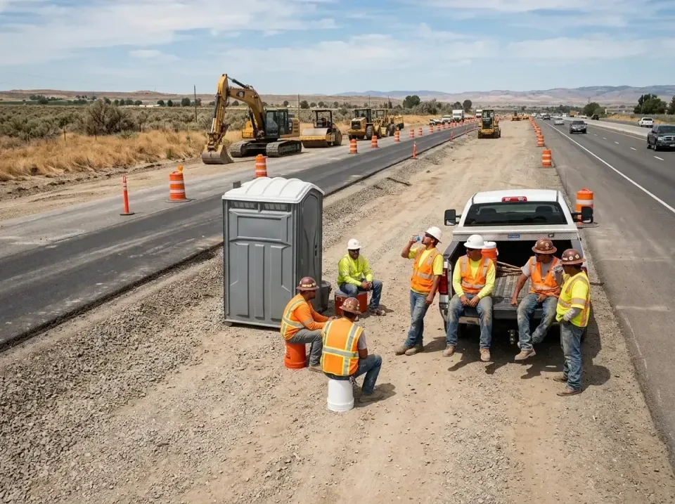 highway-road-construction-crew-007 — frequently asked questions, Porta Potty and Restroom Rentals in Blue Ridge, VA